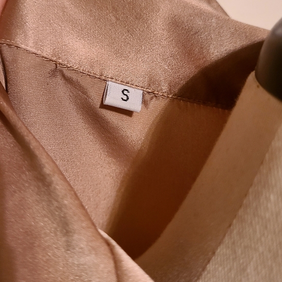 Silk Long Sleeve Blouse Small - Picture 7 of 7